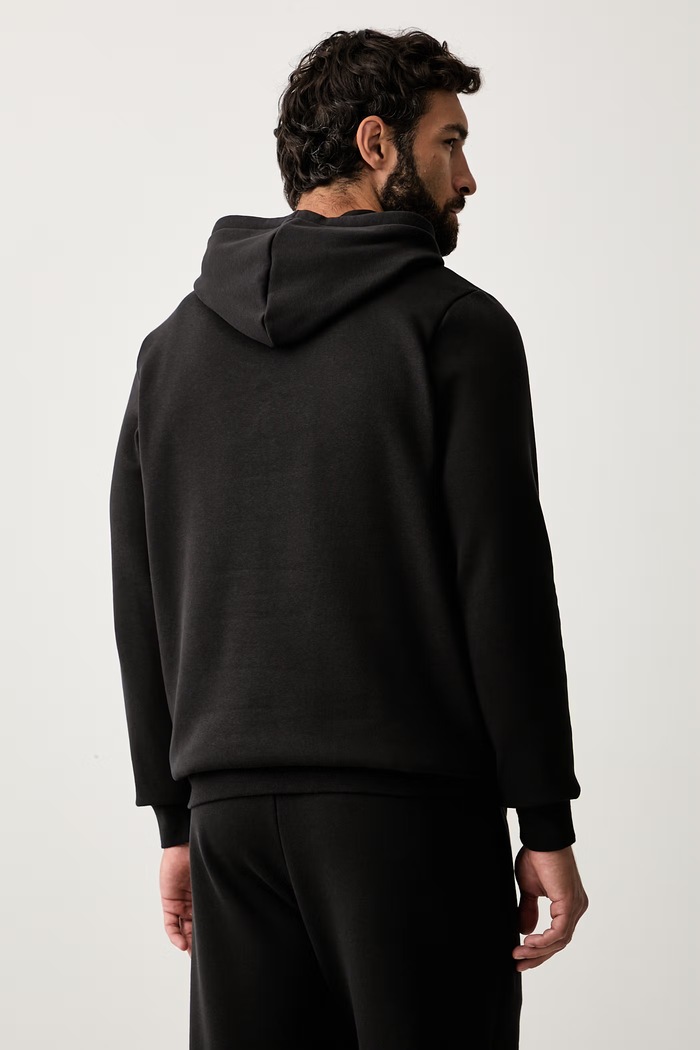 Odzież Puma bluza z kapturem męska z bawełną Essentials 682574 czarny