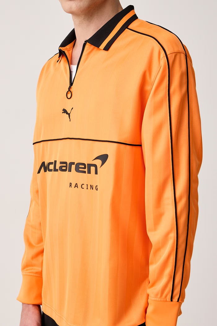 Longsleeve męski McLaren Puma 637869 pomarańczowy