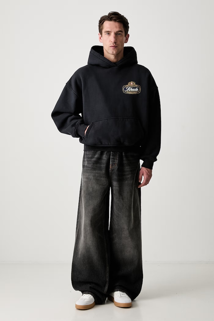 RHUDE bluza z kapturem bawełniana męska RHPF26HO02012