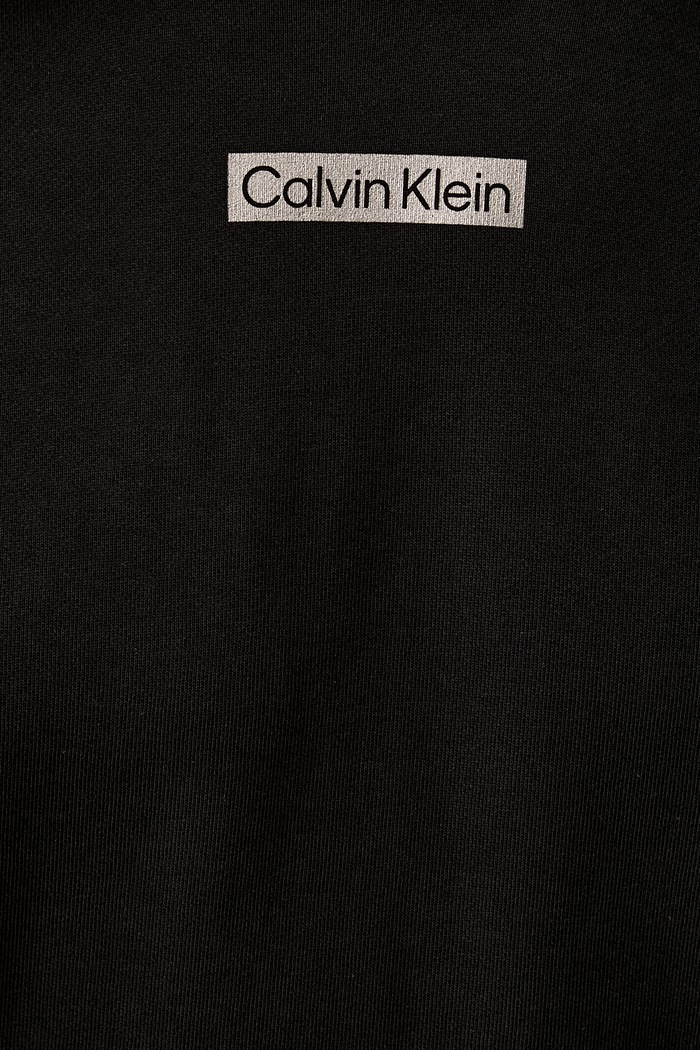 Calvin Klein μπλούζα με κουκούλα ανδρική βαμβακερή LV04RG276G μαύρο