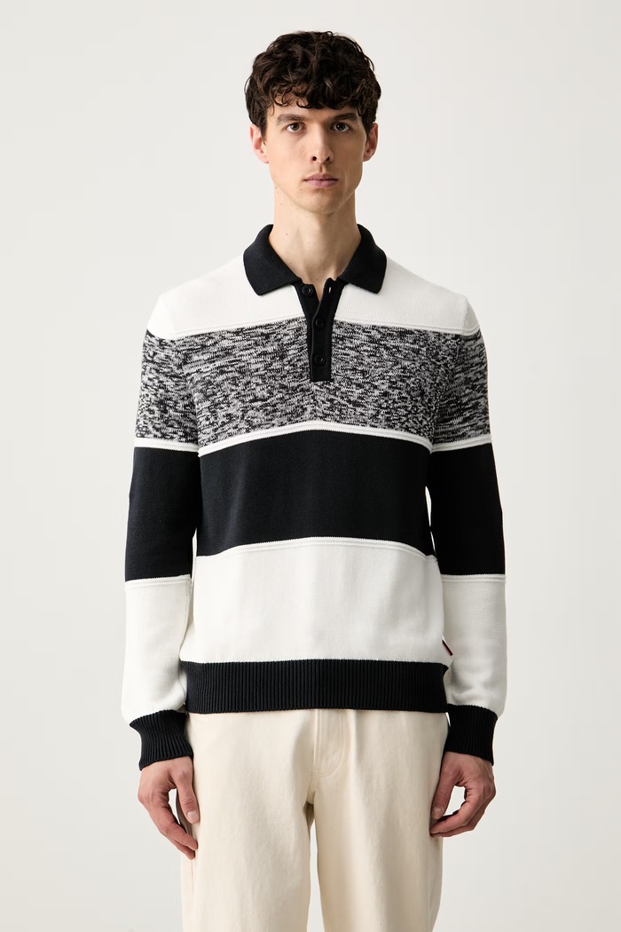 Joop! sweter męski bawełniany granatowy 30103133
