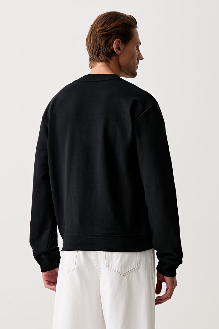 Odzież Karl Lagerfeld Jeans bluza męska z bawełną B3M20001 czarny