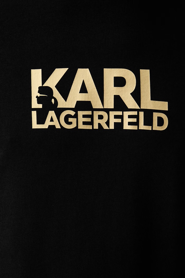 Karl Lagerfeld felpa da uomo in cotone 500917.705780 nero