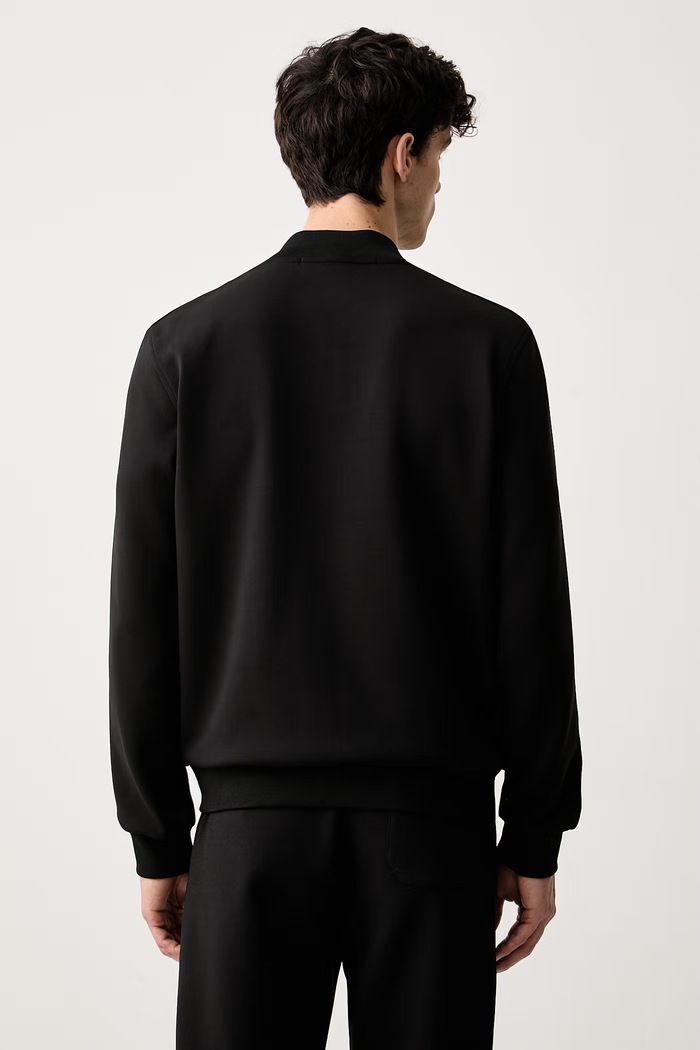 Дрехи Karl Lagerfeld суичър с цип мъжки 563902.705023 черен
