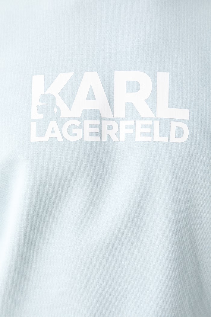 Karl Lagerfeld bluza męska bawełniana 563917.705780 niebieski