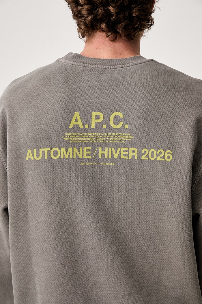 A.P.C. Automne26 sweatshirt cotton Men's COHBT.H37046