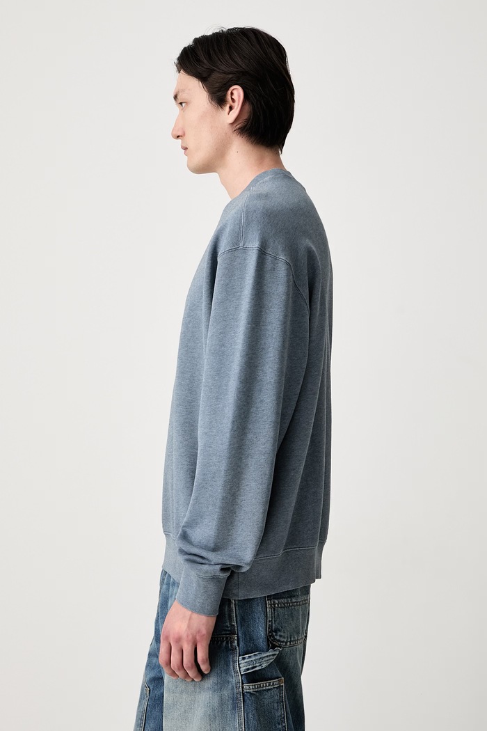 Carhartt WIP Caspian Sweat mikina bavlněná pánská I034497 modrá AW26