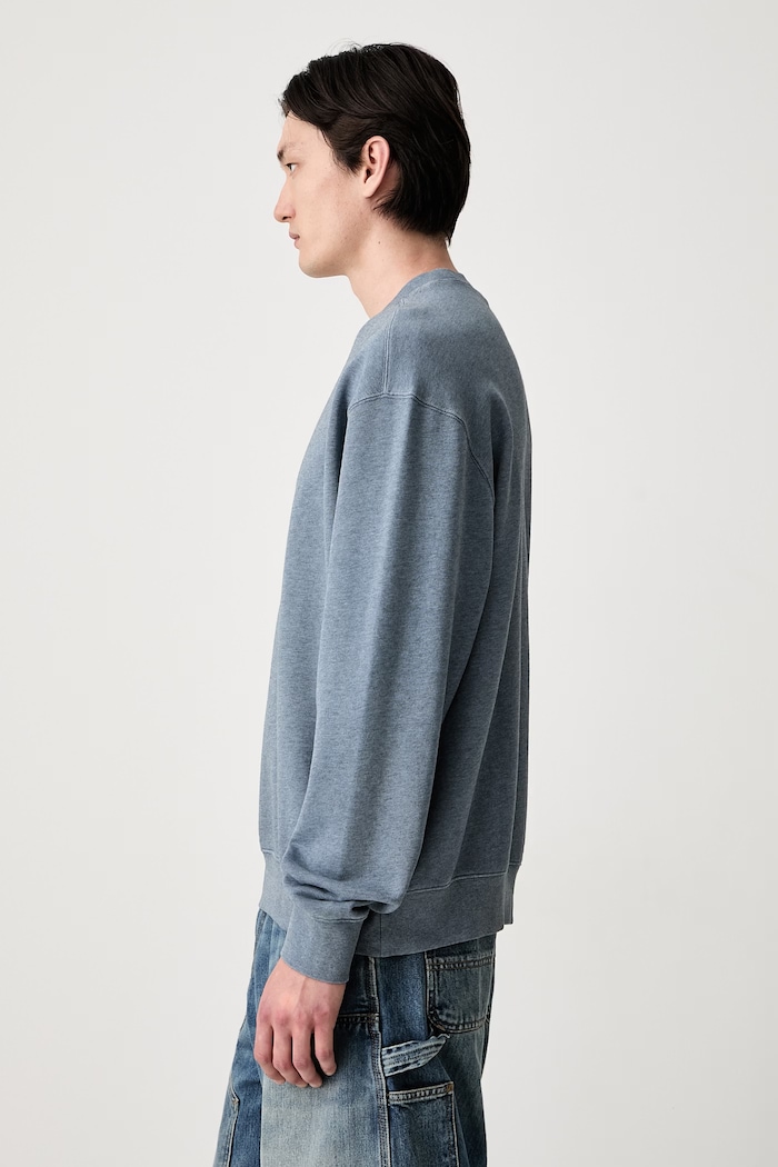 Carhartt WIP Caspian Sweat mikina bavlněná pánská I034497 modrá AW26