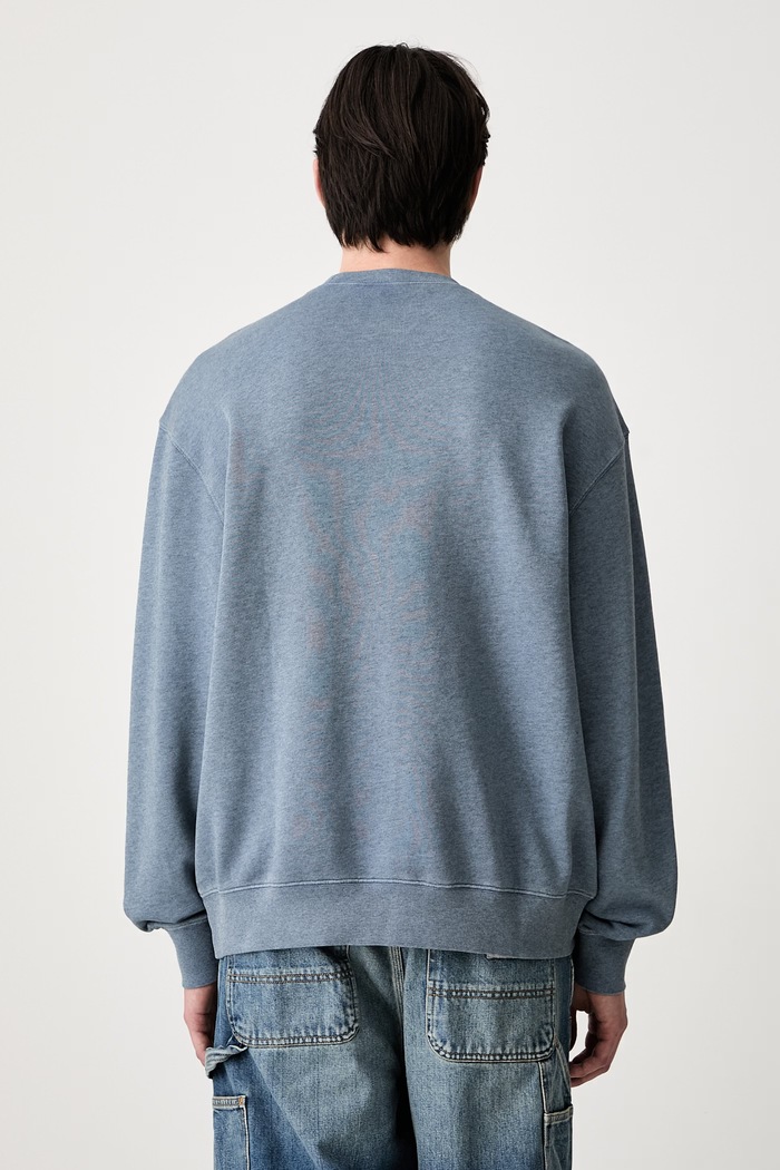 Oblečení Carhartt WIP Caspian Sweat mikina bavlněná pánská I034497 modrá