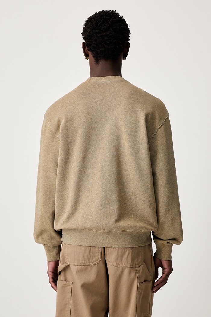 Oblečení Carhartt WIP Caspian Sweat mikina bavlněná pánská I034497 hnědá