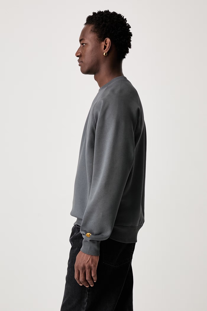 Carhartt WIP Chase Sweat кофта з бавовною чоловіча I033660 бірюзовий AW26