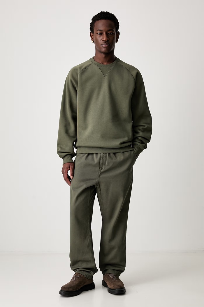 Carhartt WIP Chase Sweat кофта з бавовною чоловіча I033660 зелений