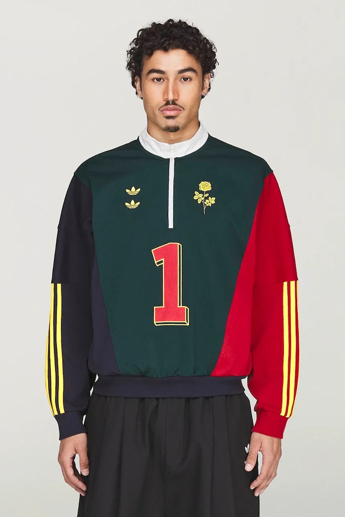 adidas Originals x Willy Chavarria bluza z bawełną męska multicolor KV1996