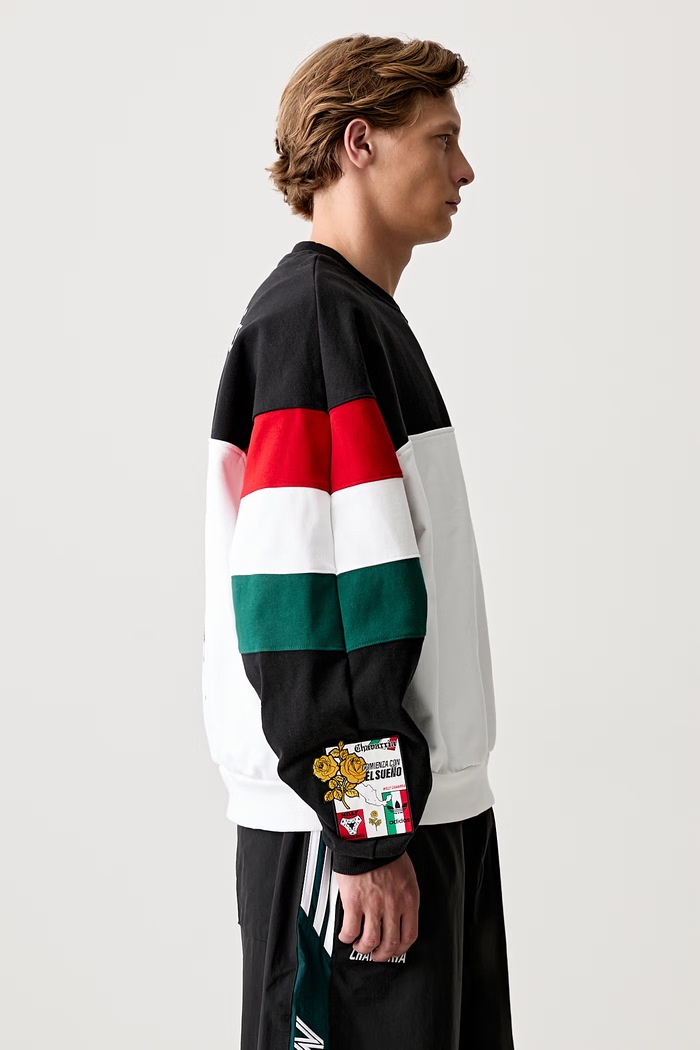 adidas Originals x Willy Chavarria суичър от памук мъжки черен KV1976