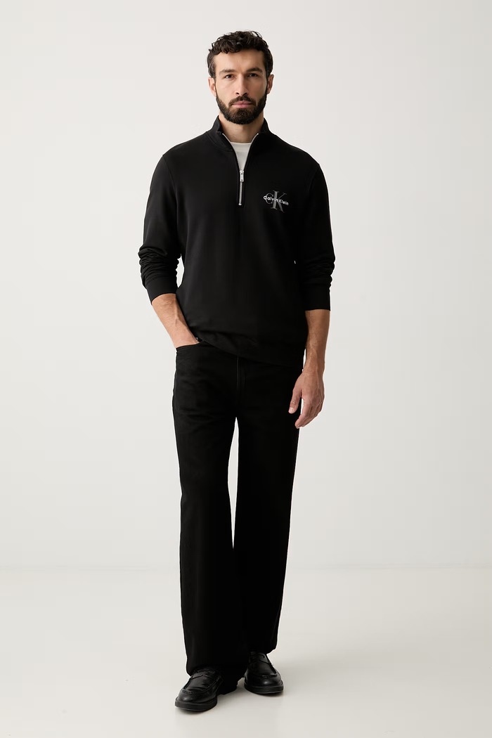 Calvin Klein Jeans μπλούζα ανδρική βαμβακερή LV04RG280G μαύρο AW26