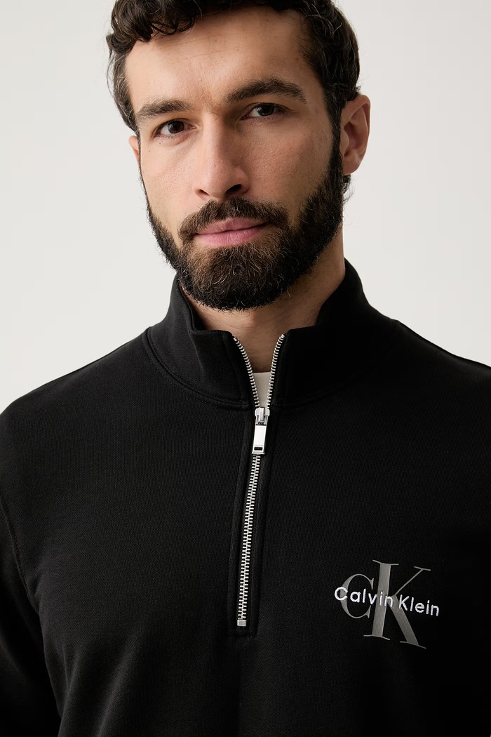 Calvin Klein Jeans μπλούζα ανδρική βαμβακερή μαύρο LV04RG280G