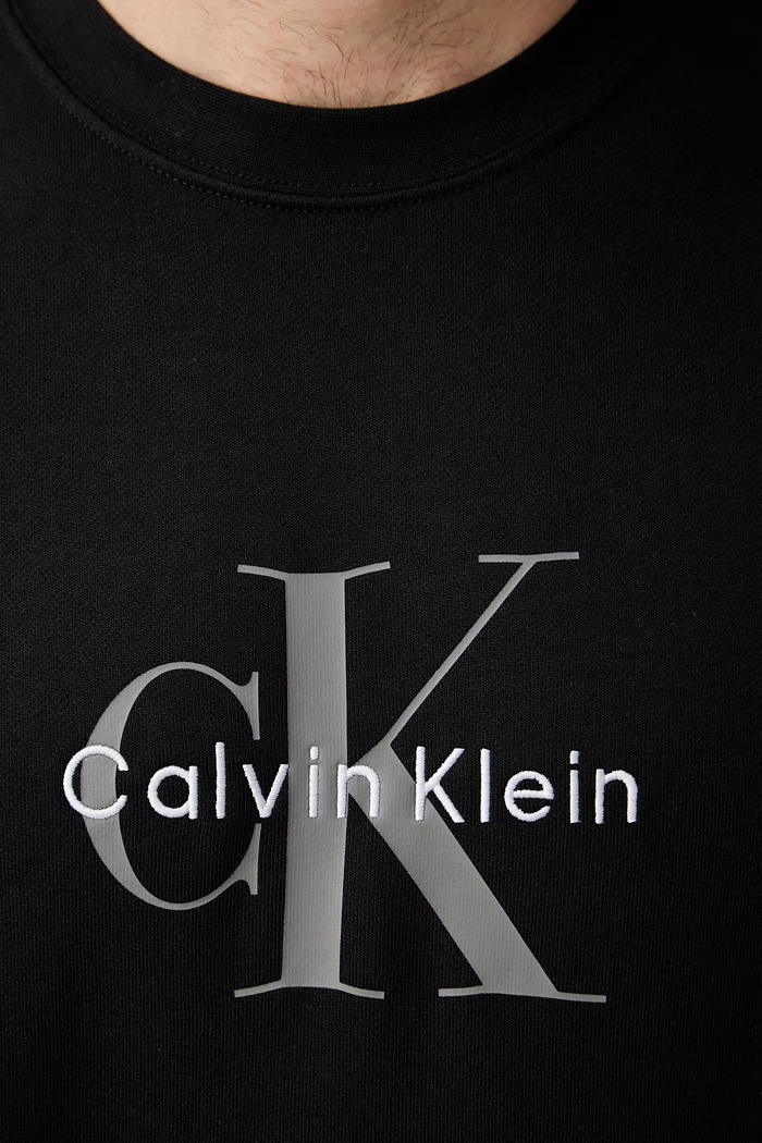 Calvin Klein Jeans μπλούζα ανδρική βαμβακερή LV04RG278G μαύρο