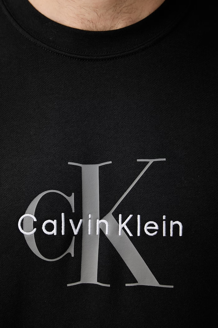 Calvin Klein Jeans μπλούζα ανδρική βαμβακερή LV04RG278G μαύρο
