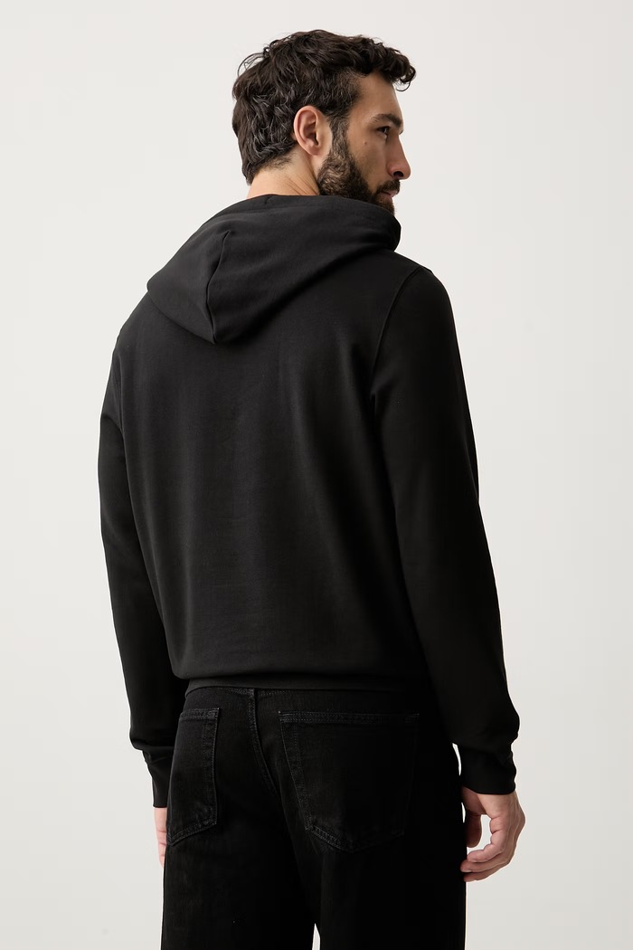 Ρούχα Calvin Klein Jeans μπλούζα με κουκούλα ανδρική βαμβακερή LV04RG271G μαύρο