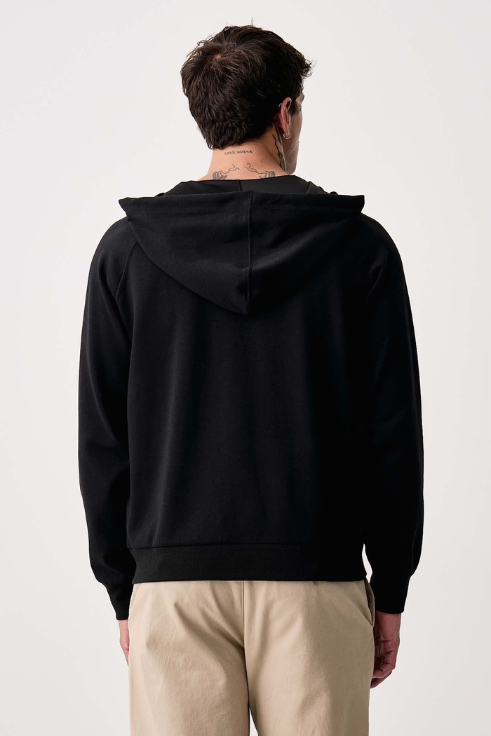 Odzież Paul Smith Bluza z kapturem męska z bawełną M1A.500.TU804 czarny