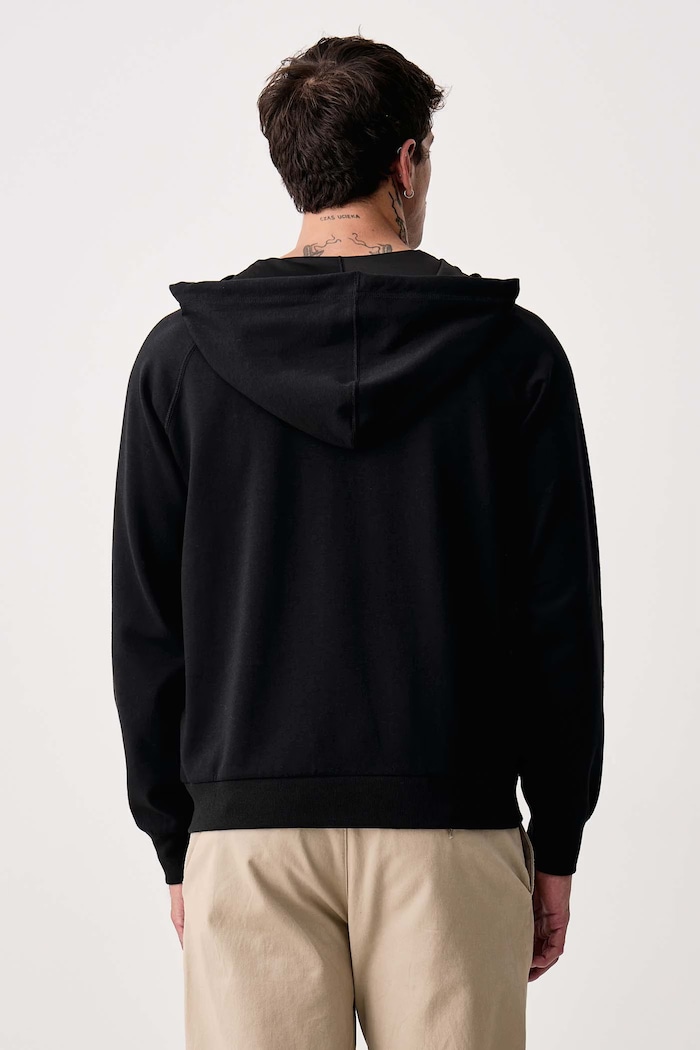 Odzież Paul Smith Bluza z kapturem męska z bawełną M1A.500.TU804 czarny