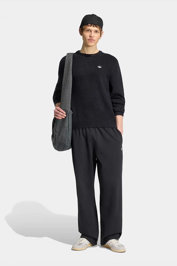 Дрехи adidas Originals Пуловер мъжки с добавена вълна Trefoil Essentials KS4891. черен