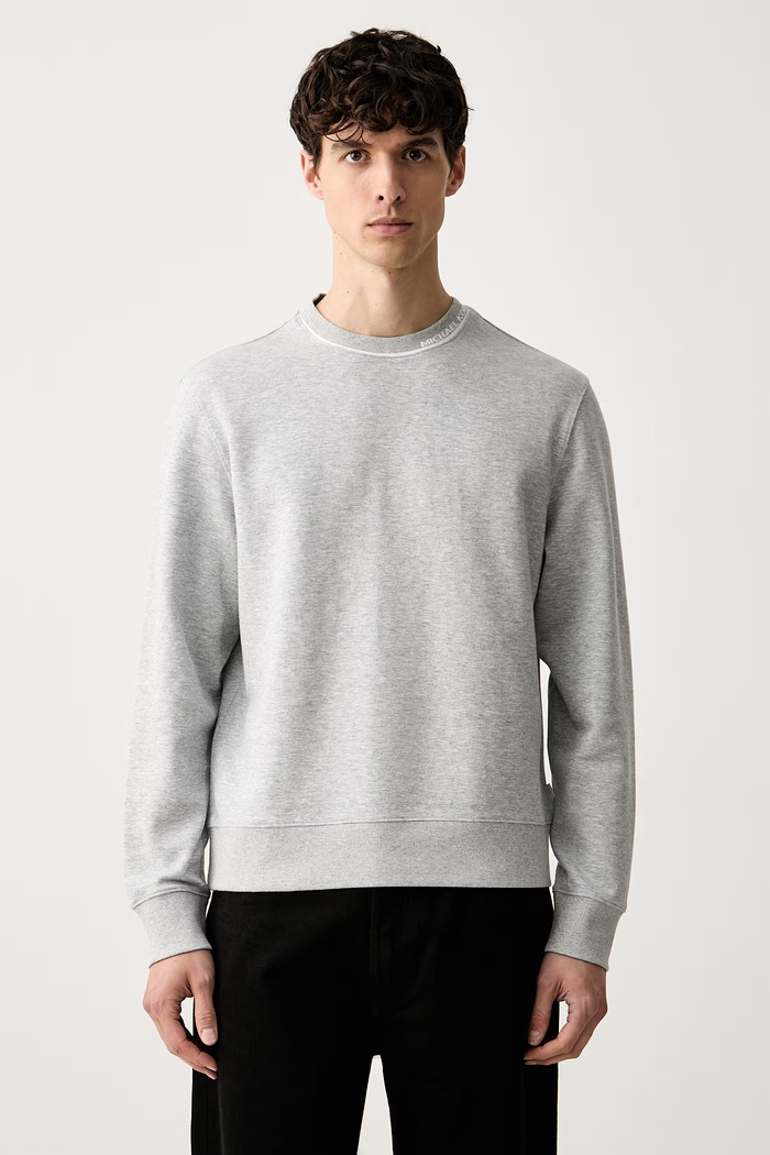 Michael Kors bluza męska bawełniana szary CT652G25MF