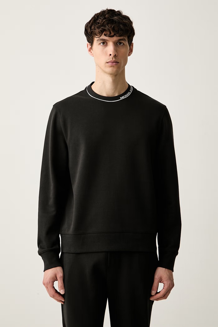 Michael Kors bluza męska bawełniana czarny CT652G25MF