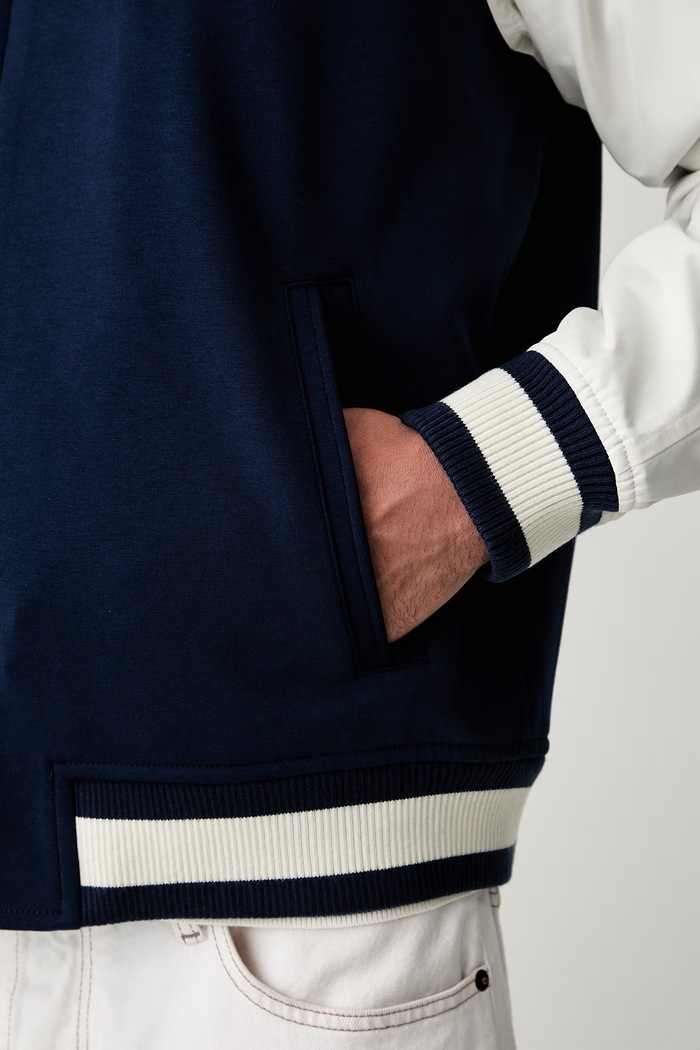 Tommy Hilfiger bomber jakna moška MW0MW43185 mornarsko modra