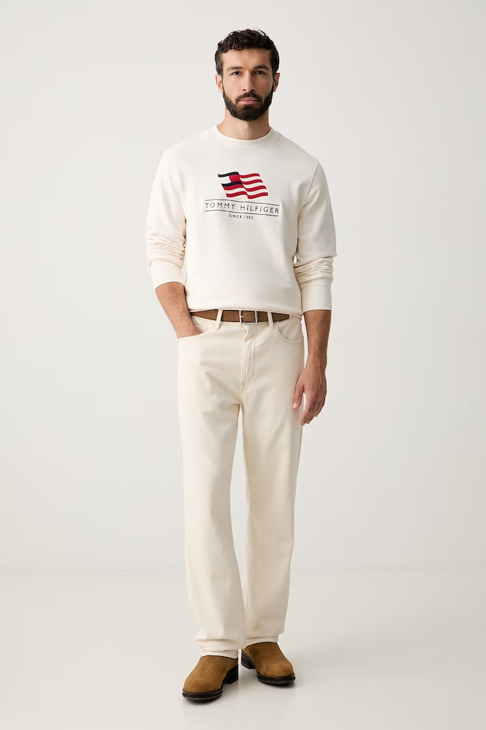 Tommy Hilfiger hanorac pentru bărbați MW0MW43383 bej AW26