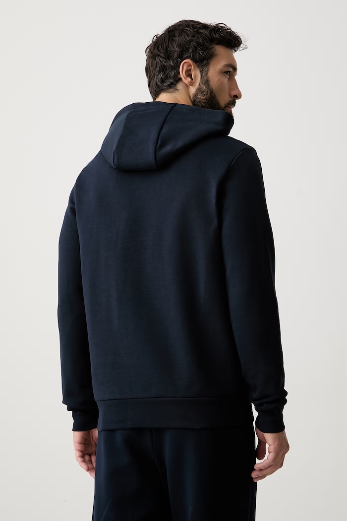 Îmbrăcăminte Tommy Hilfiger hanorac cu glugă pentru bărbați, din bumbac MW0MW43220 bleumarin