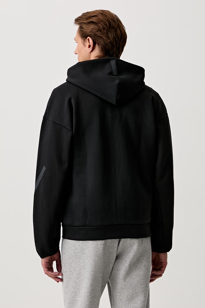 Odzież adidas bluza rozpinana męska z bawełną Z.N.E. KF3827 czarny