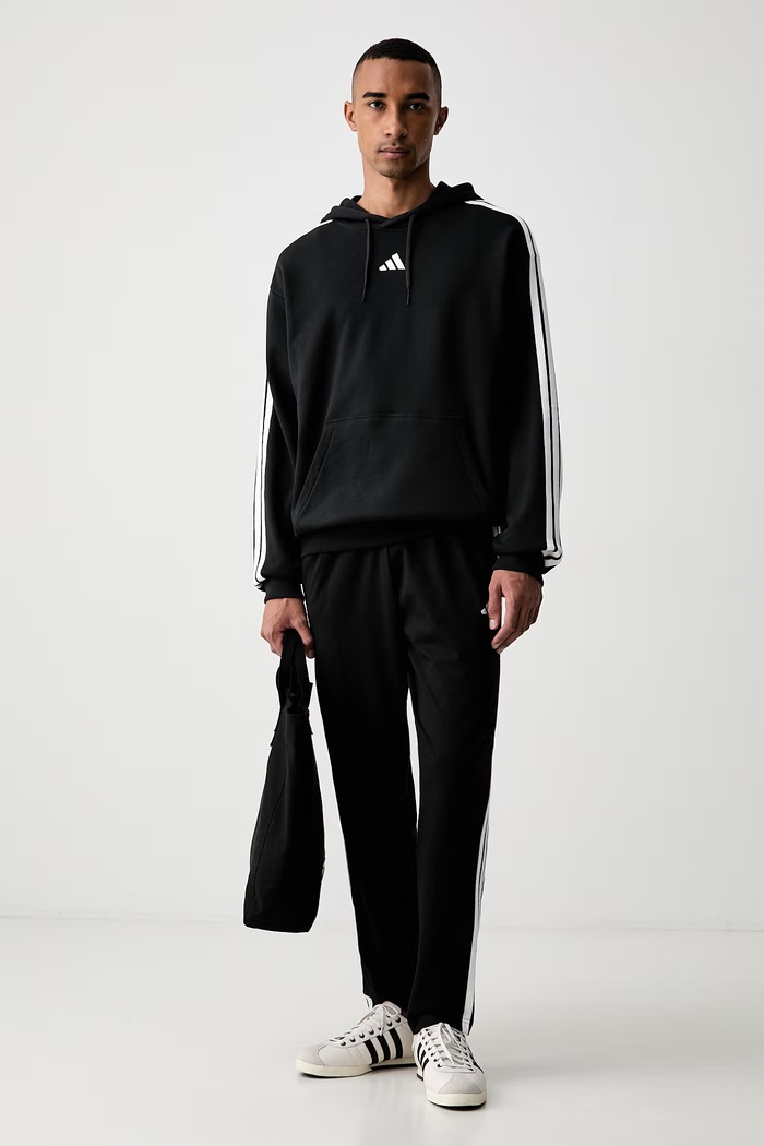 adidas bluza z kapturem męska bawełniana Essentials KY6605 czarny AW26