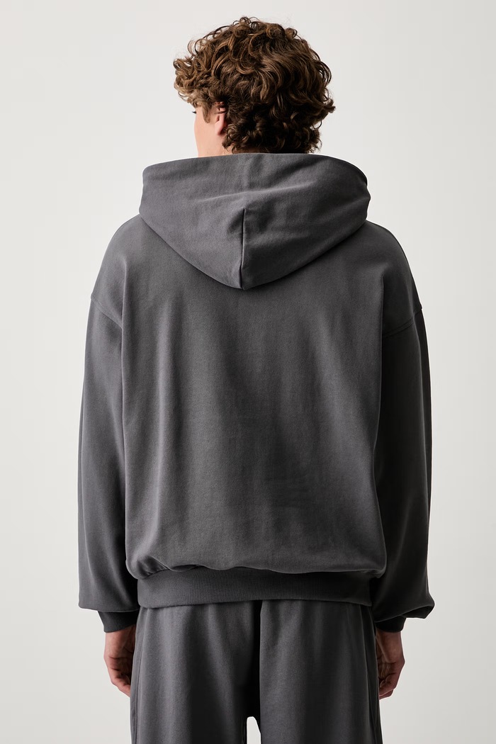 Odzież adidas bluza z kapturem męska bawełniana KW2317 szary