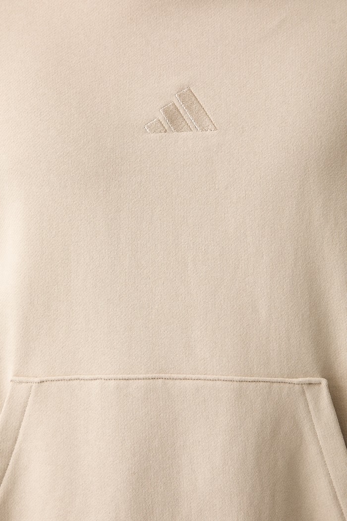 adidas bluza z kapturem męska bawełniana KW2314 beżowy
