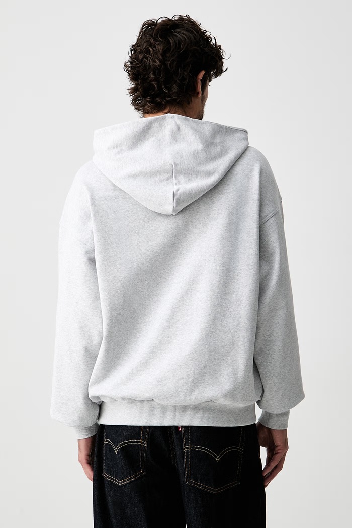 Odzież adidas bluza z kapturem męska bawełniana KW2310 szary