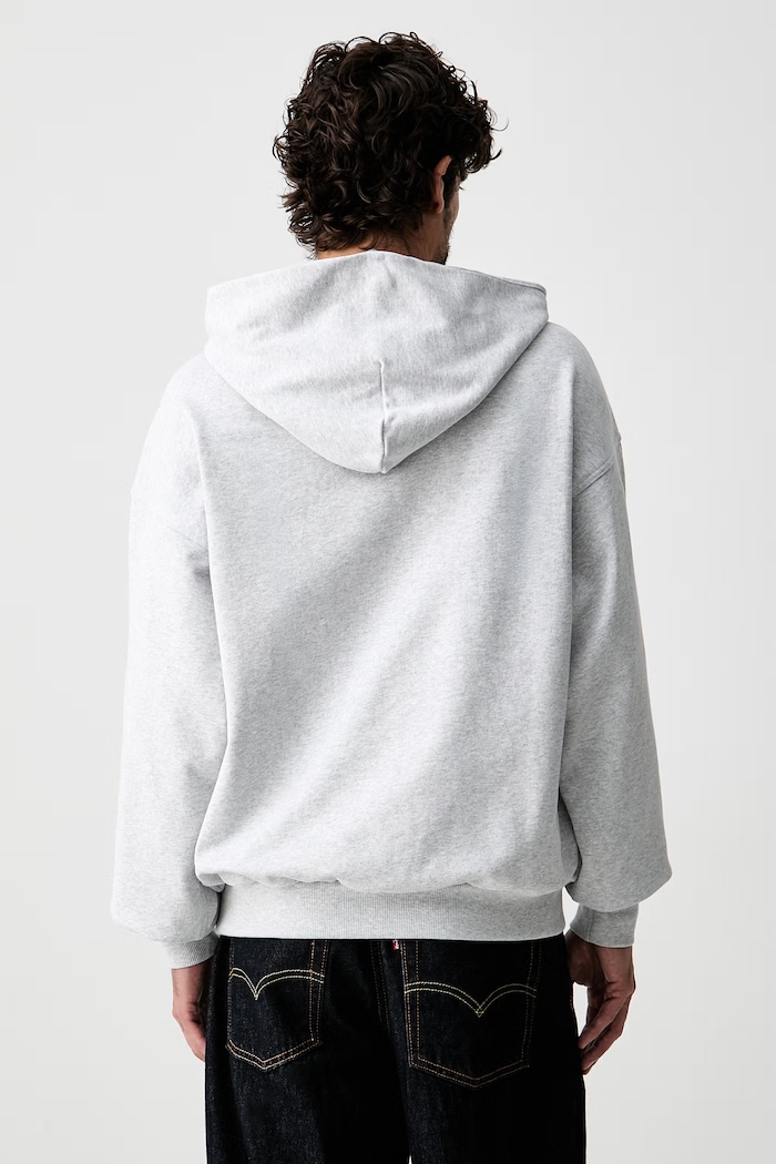 Odzież adidas bluza z kapturem męska bawełniana KW2310 szary