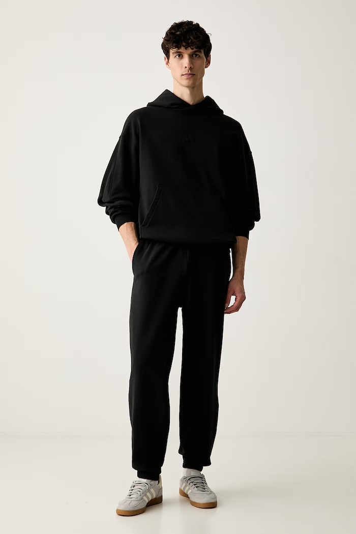 adidas bluza z kapturem męska bawełniana KW2283 czarny AW26