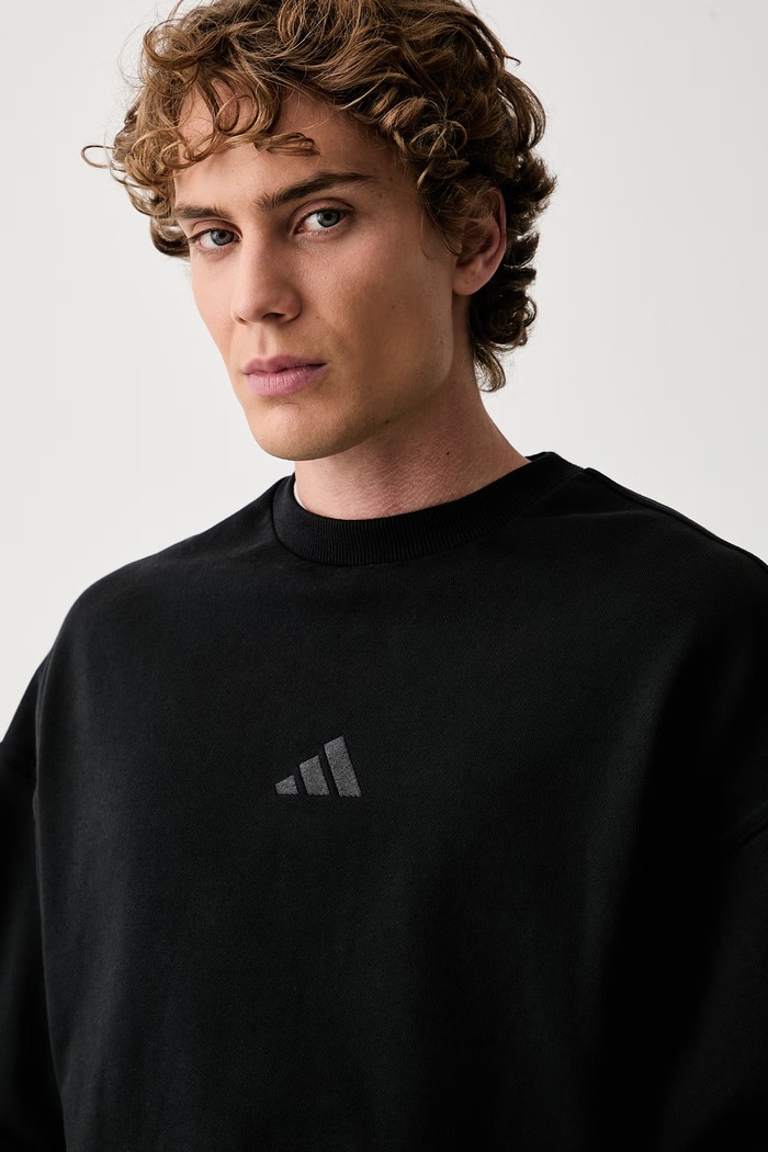 adidas bluza męska bawełniana czarny KV9938