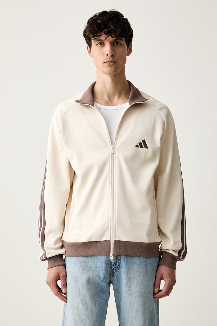 adidas bluza rozpinana damska Stadium beżowy KV8380