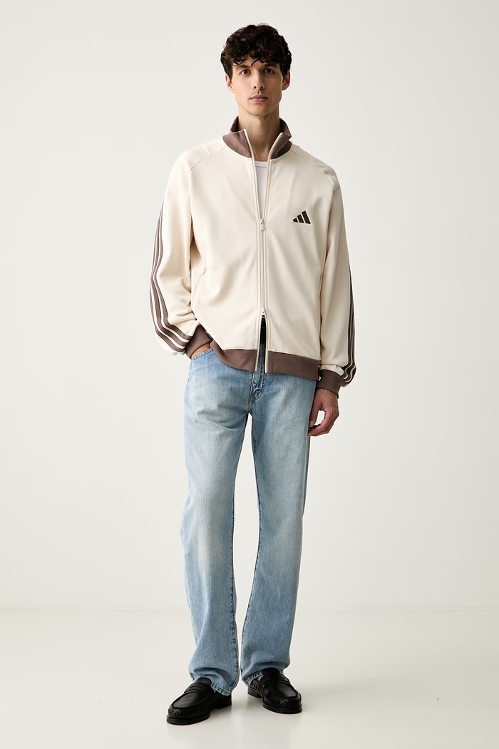 adidas bluza rozpinana damska Stadium KV8380 beżowy AW26