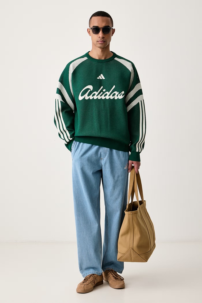 adidas Mikina pánská House of Tiro KR5292 zelená AW26