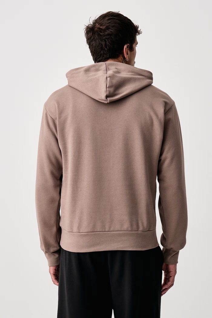 Odzież adidas Bluza z kapturem męska z bawełną Essentials Feelcozy KF2364 brązowy