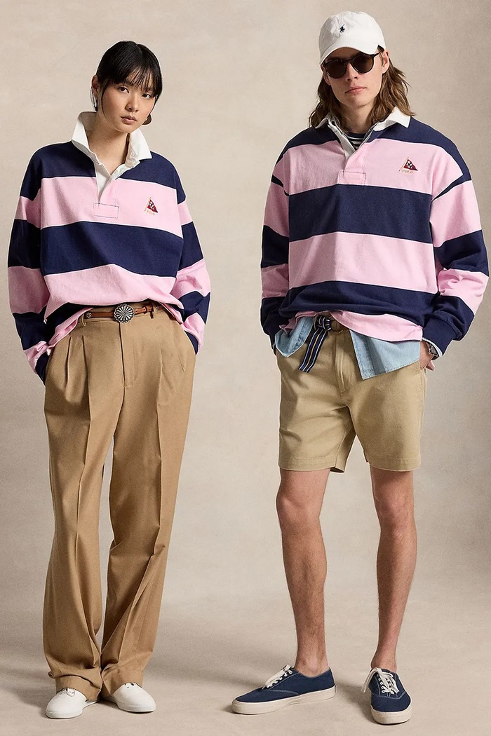 Odzież Polo Ralph Lauren bluza męska bawełniana 710B19139 różowy