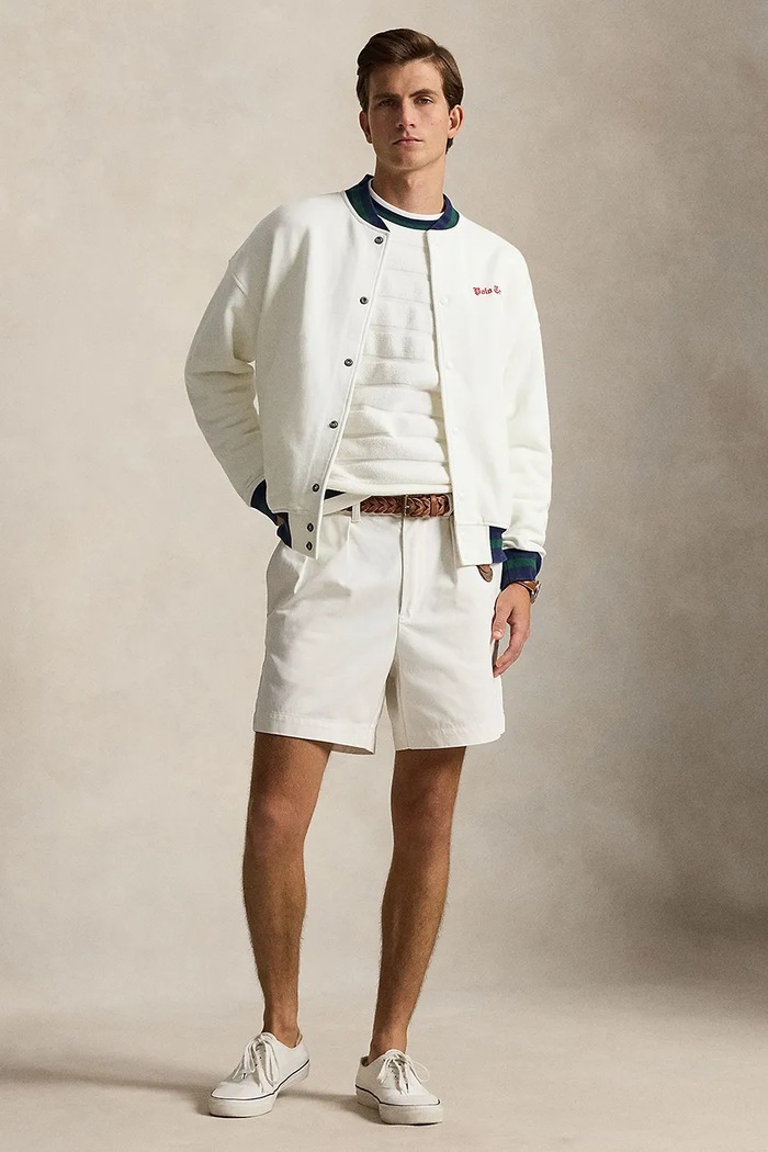 Îmbrăcăminte Polo Ralph Lauren hanorac cu fermoar pentru bărbați 710B19233 alb