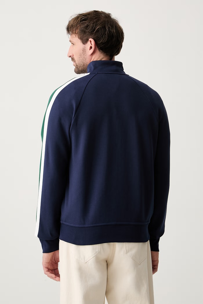Oblečení Polo Ralph Lauren rozepínací mikina pánská s bavlnou 710B20430 námořnická modř