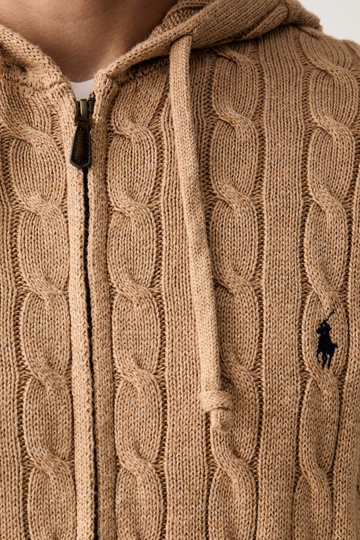 Polo Ralph Lauren kardigan męski bawełniany 710B18057 beżowy