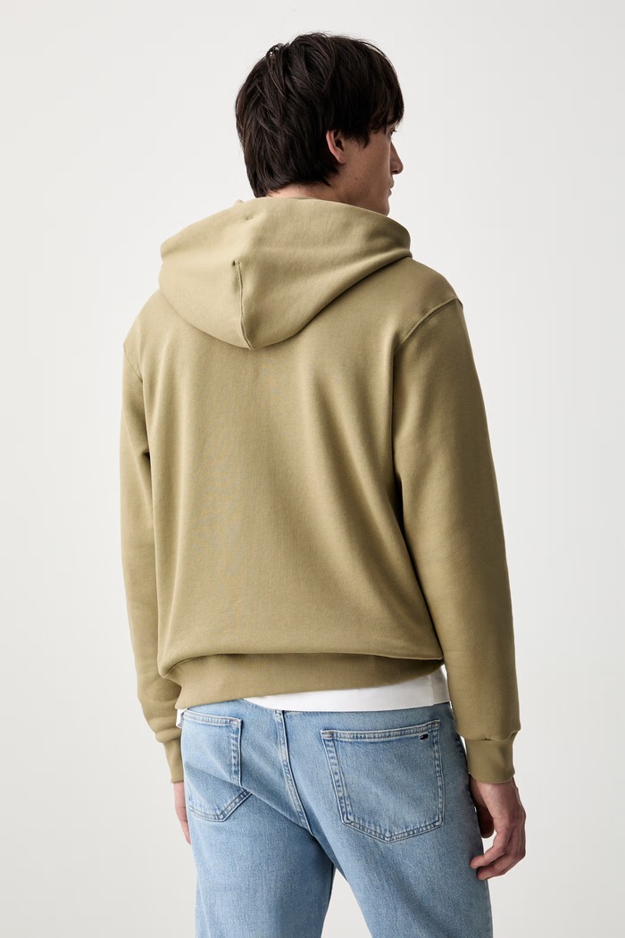 Odzież Kenzo bluza rozpinana z kapturem męska bawełniana FG65HO2654MJ zielony