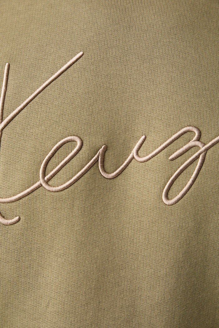 Kenzo bluza męska bawełniana FG65SW2704MJ zielony