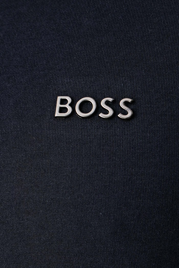 Dukserica loungwear za muškarce s pamukom Sense BOSS mornarsko plava 50566915
